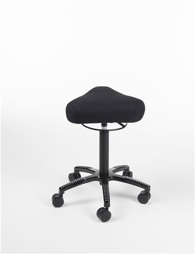 Bermuda stol, 3-kant. tyg: event svart. metall: svart, sitthöjd: 540-720 mm.