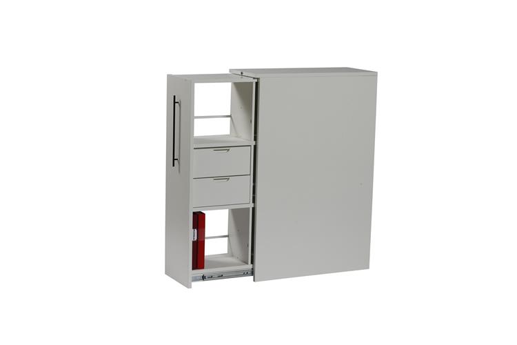 Tower Cabinet white front