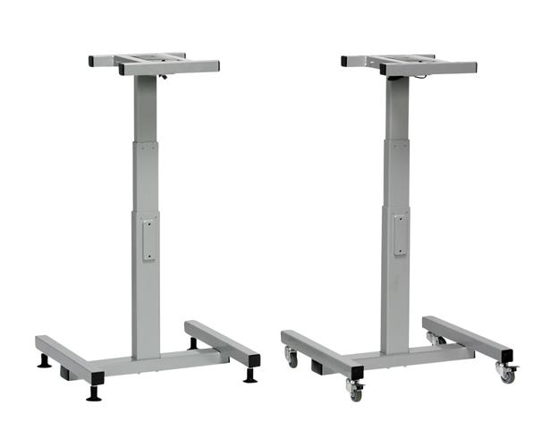 Electrical table LILLAN 1pillar  Silver 550mm stroke