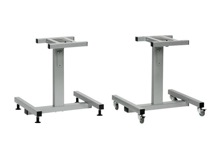 Electrical table LILLAN 1pillar  Silver 550mm stroke