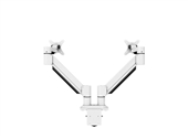 TWIN Monitor Arm GAS LCD white