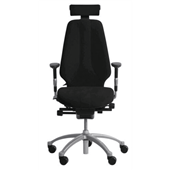 Logic 400 XL SELECT Black, SILVER,Neckrest, Armsuport 8E